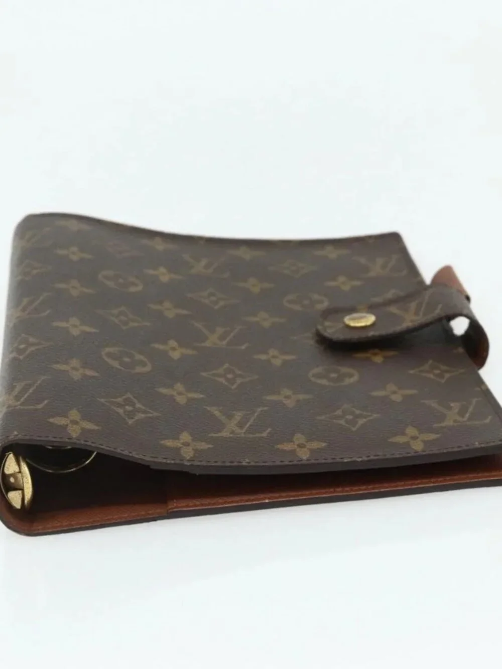 LOUIS VUITTON Monogram Agenda GM Day Planner Cover R20006 LV Auth 179778A